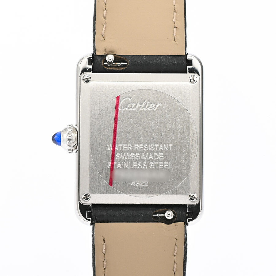 Used Cartier Tank Mast Sm Wsta0042 Silver Ladies Watch #2157