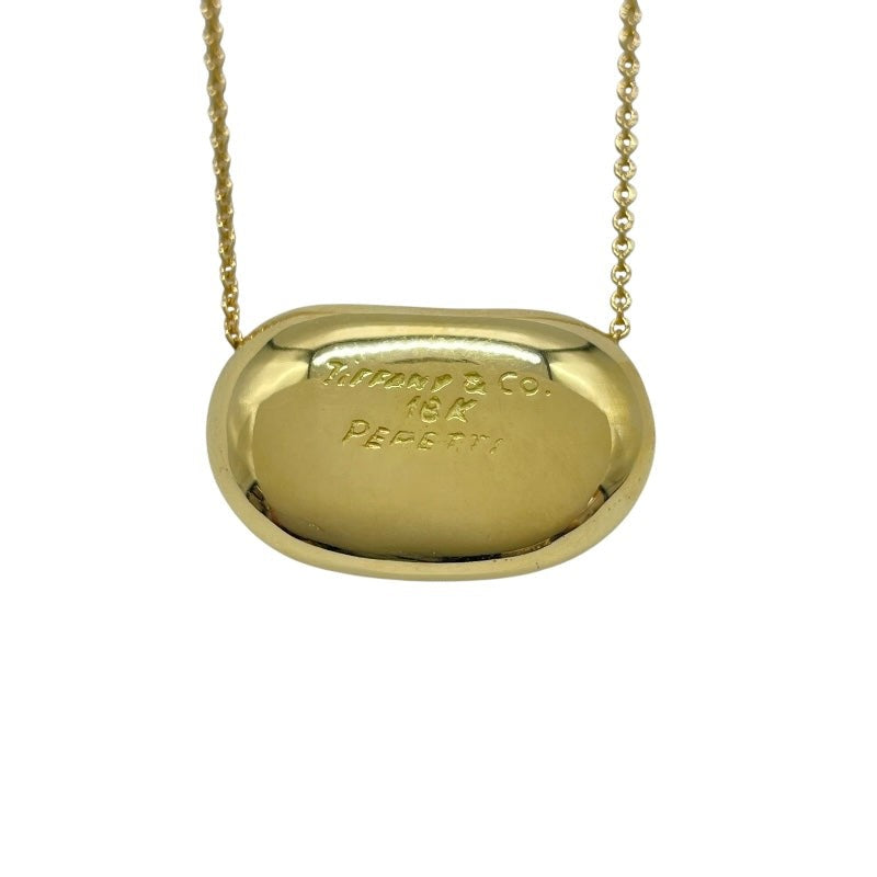 Tiffany & Co. Bean Necklace Yellow Gold K18Yg