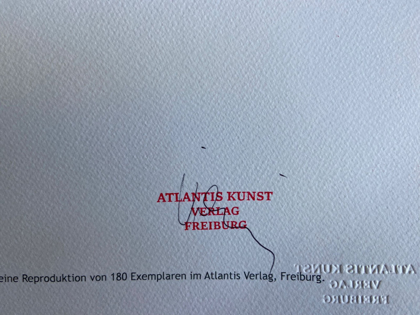 Keith Haring Lithograph Coa Signed In Pen Numbered In Pencil Stamp