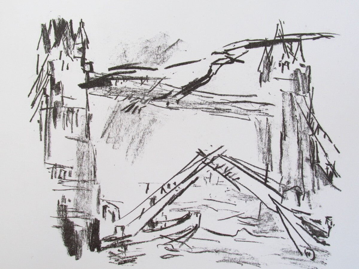 Oskar Kokoschka Londoner Ansichten: English