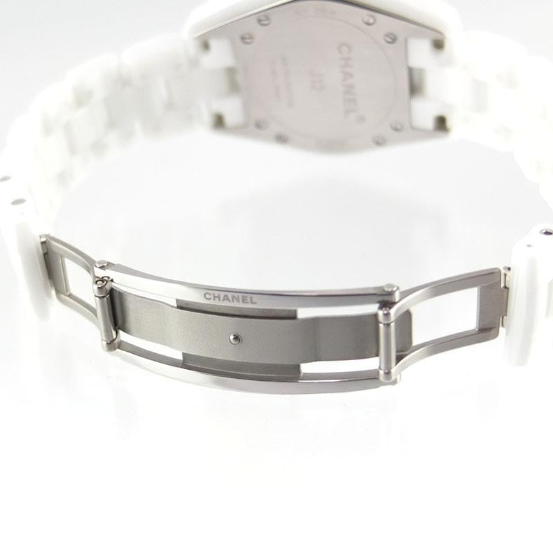 Chanel J12 Pink Light White Ceramic H4863