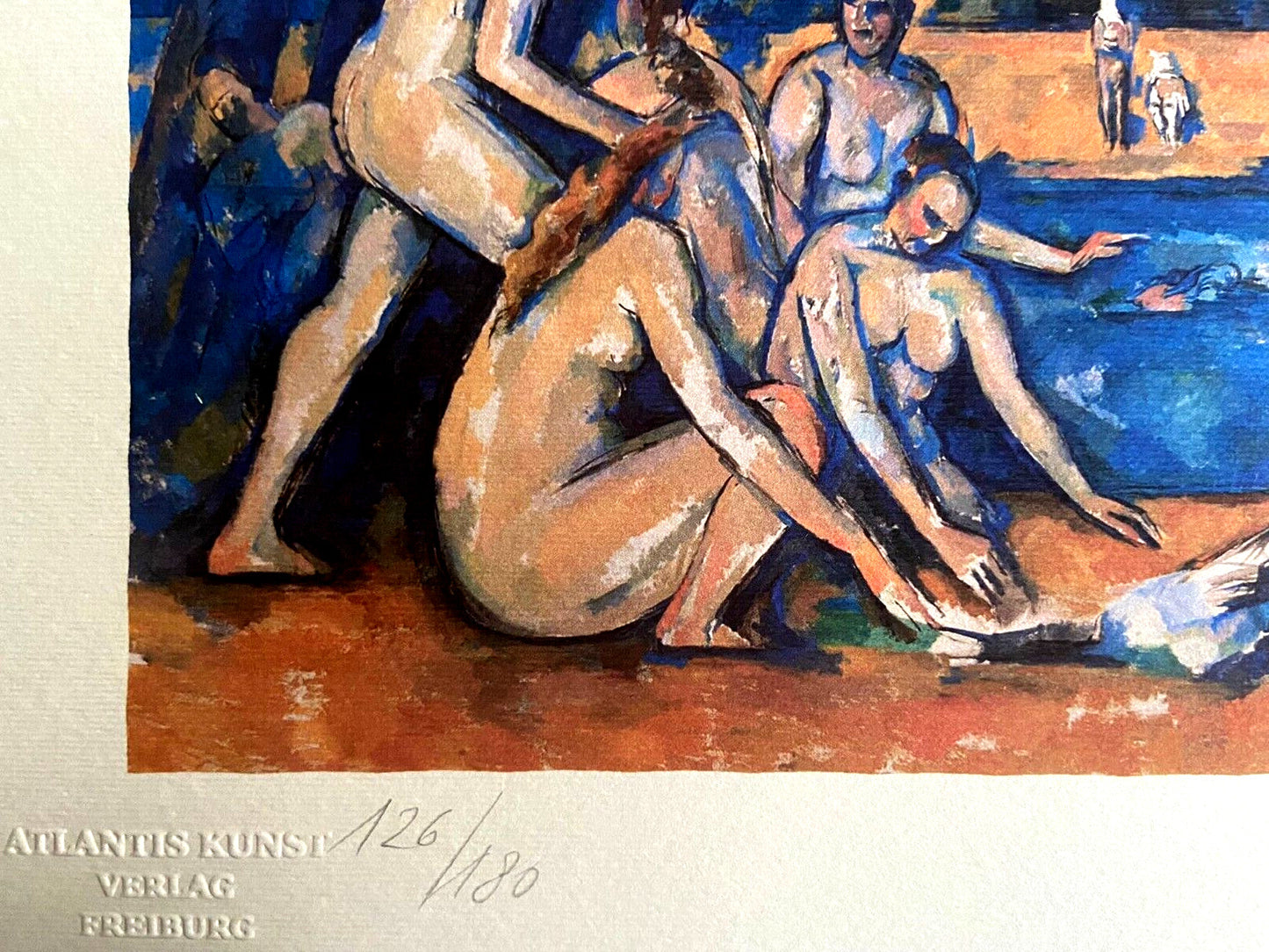 Paul Czanne Lithograph Coa Hand