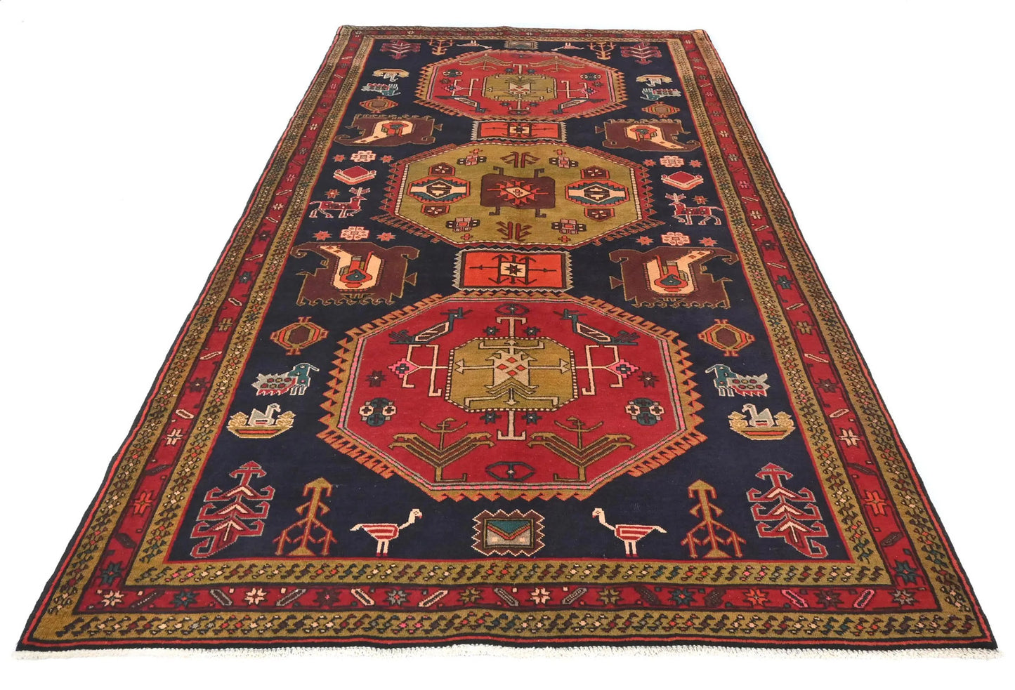 Handmade Tribal Pictorial Design Oriental Runner