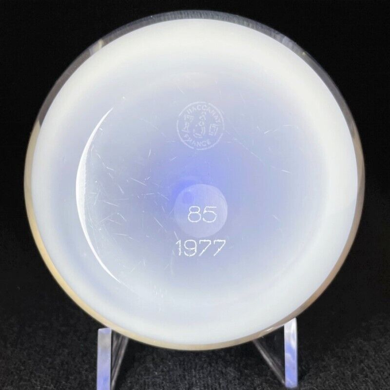 Antique Baccarat Crystal Paperweight 1977
