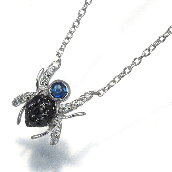 Ponte Vecchio Necklace Sapphire Black&Clear