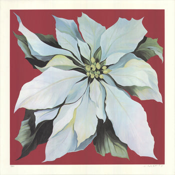 Lowell Nesbitt Pointsettia Signed
