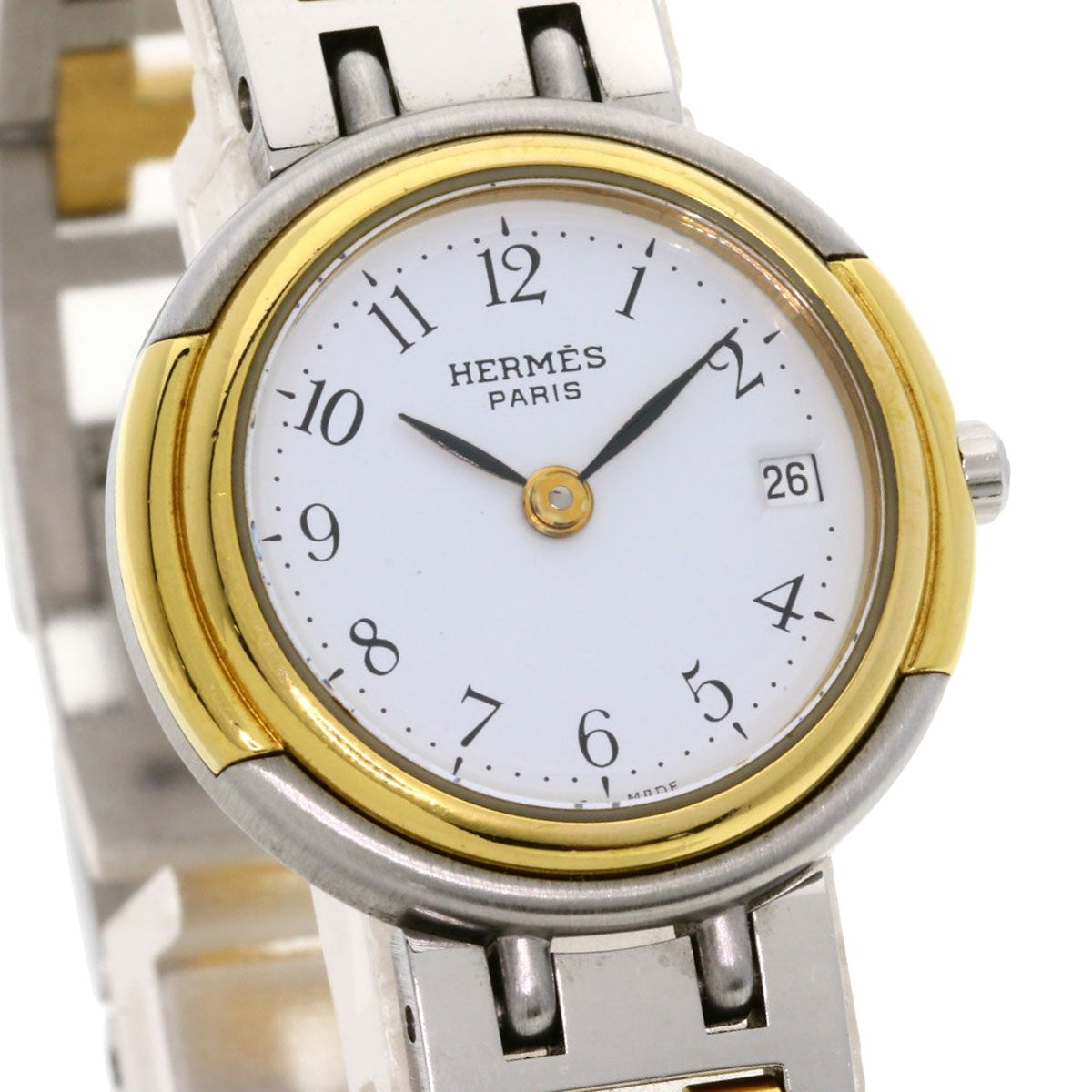 Hermes Windsor Watches Stainless Steel/Ssxgp Ladies