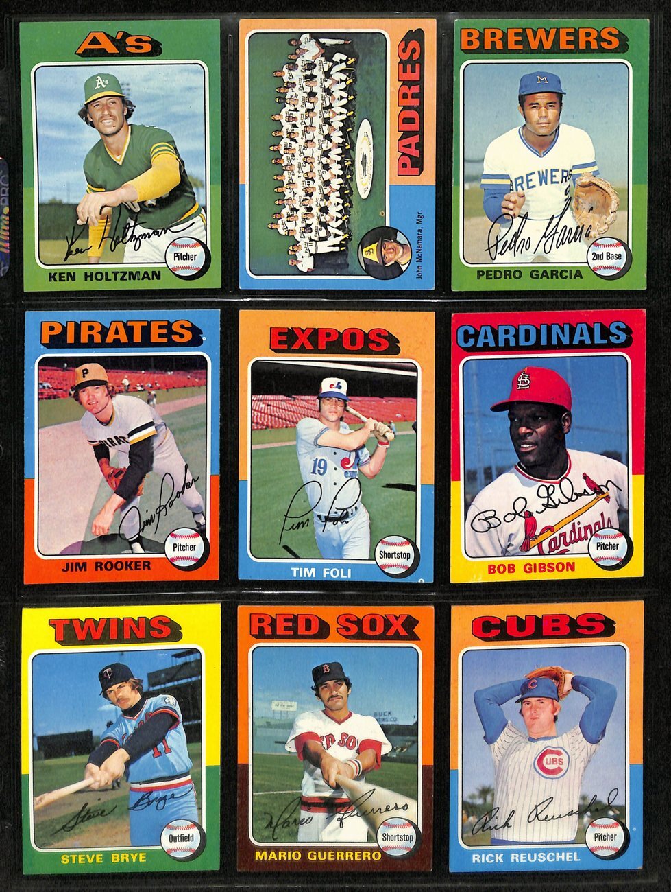 1975 Topps Baseball Card Complete Set (1-660)