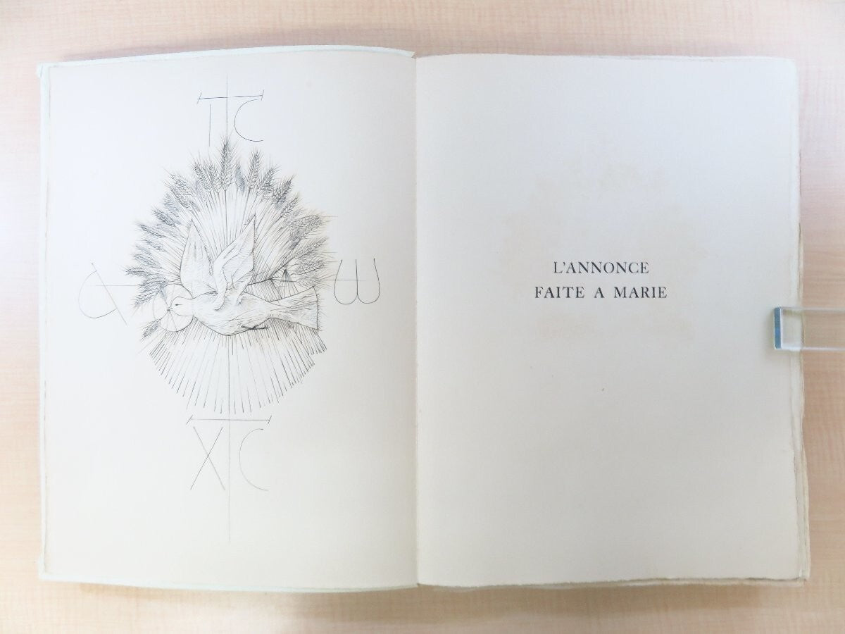 Paul Claudel L'Annonce Faite Marie 1950 1St Edition Tremois Illustrations