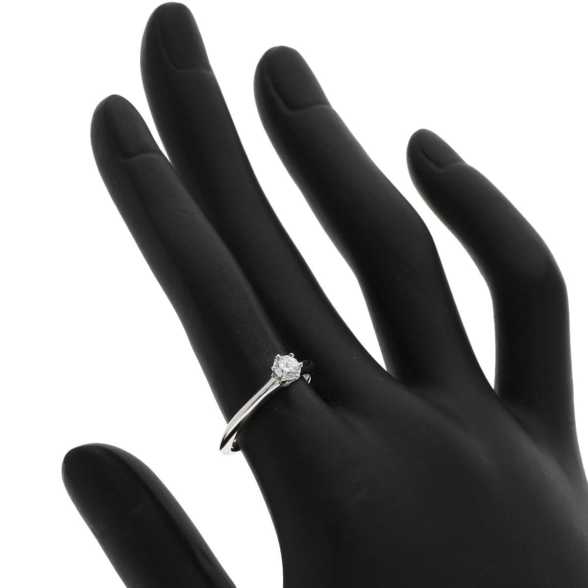 Tiffany&Co. Ring Solitaire Diamond Knife Edge