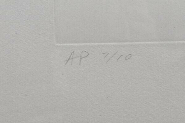 Robert Mangold (American, 1937) Original Etching Aquatint Pencil Signed Ap10
