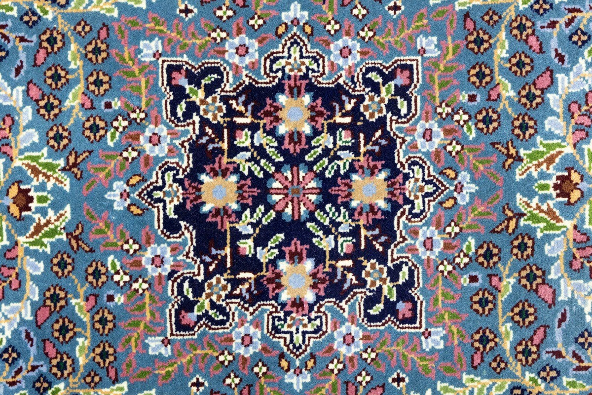 Handmade Kirman Oriental Rug Classic Floral