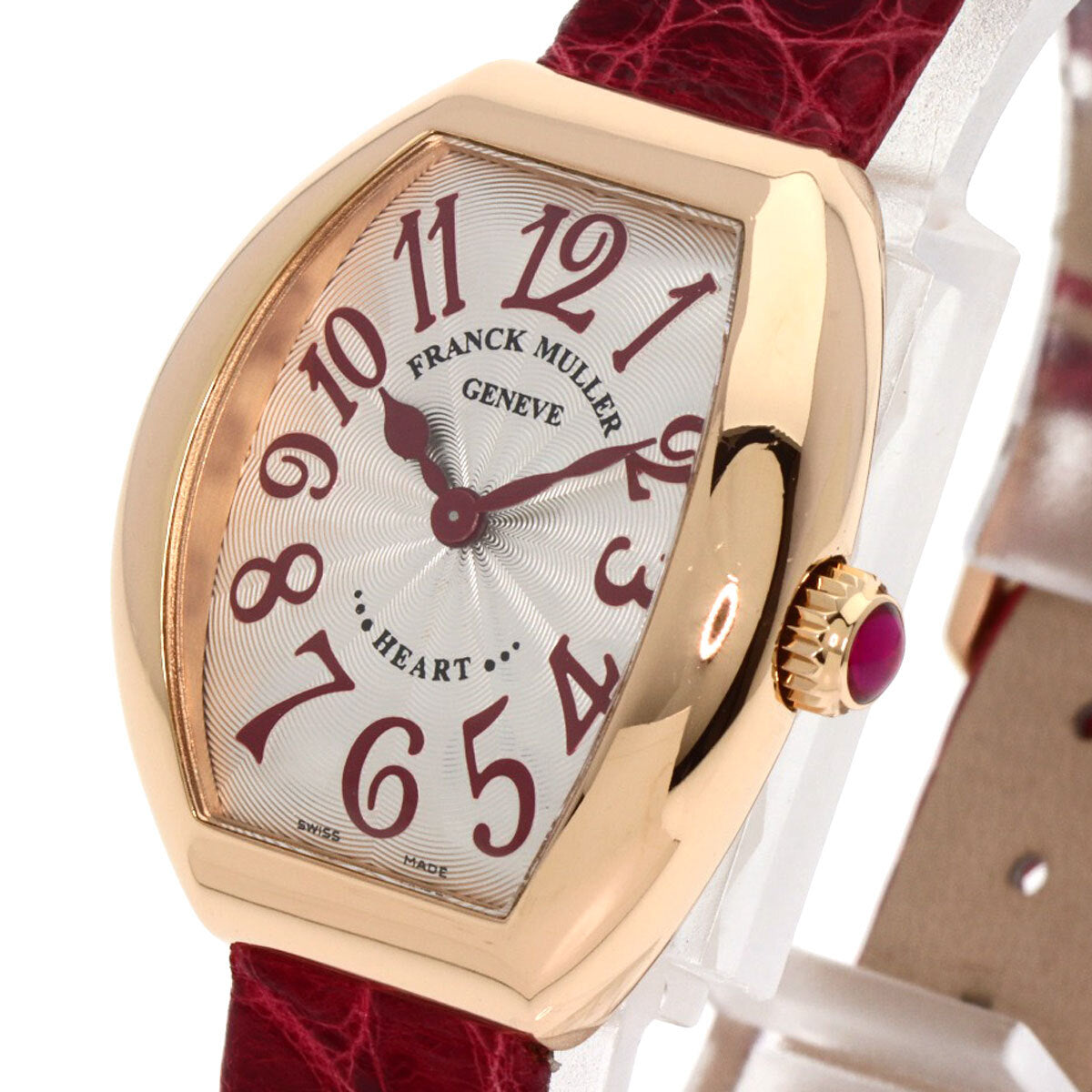 Franck Muller Heart To Heart Watches 5002Sqz K18 Pink Gold/Leather Ladies