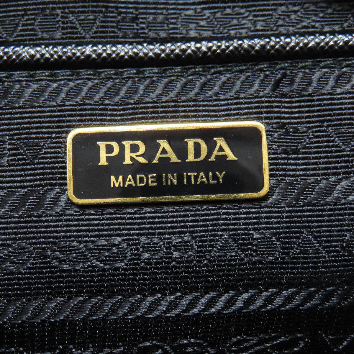 Prada 1Bh036 Shoulder Bag Logo Safiano