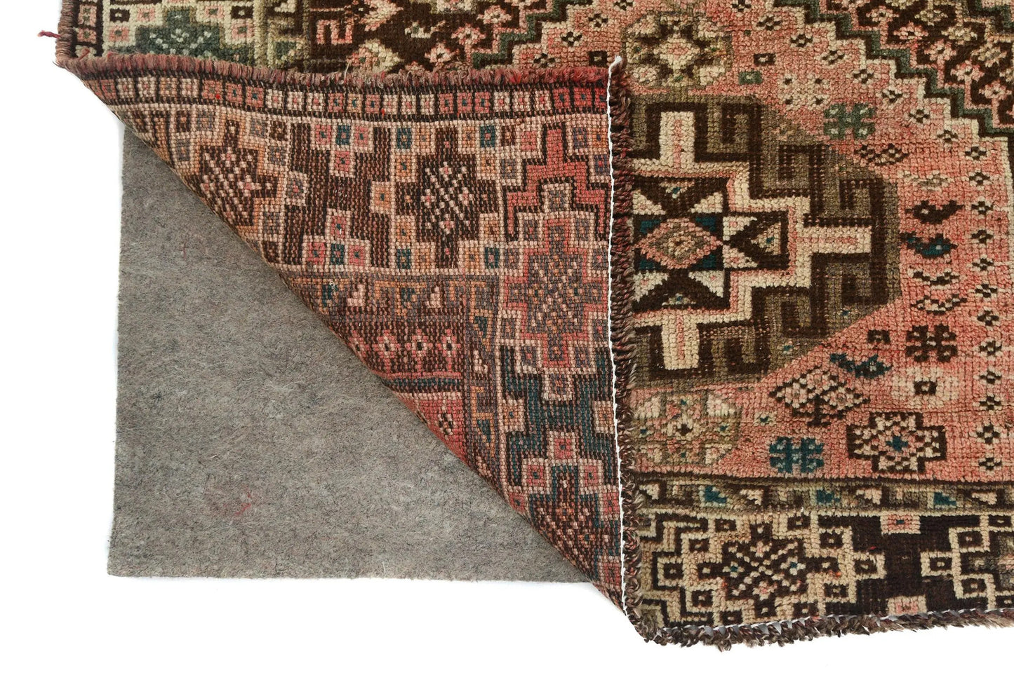 Semi-Antique Tribal Design Wool Oriental Rug