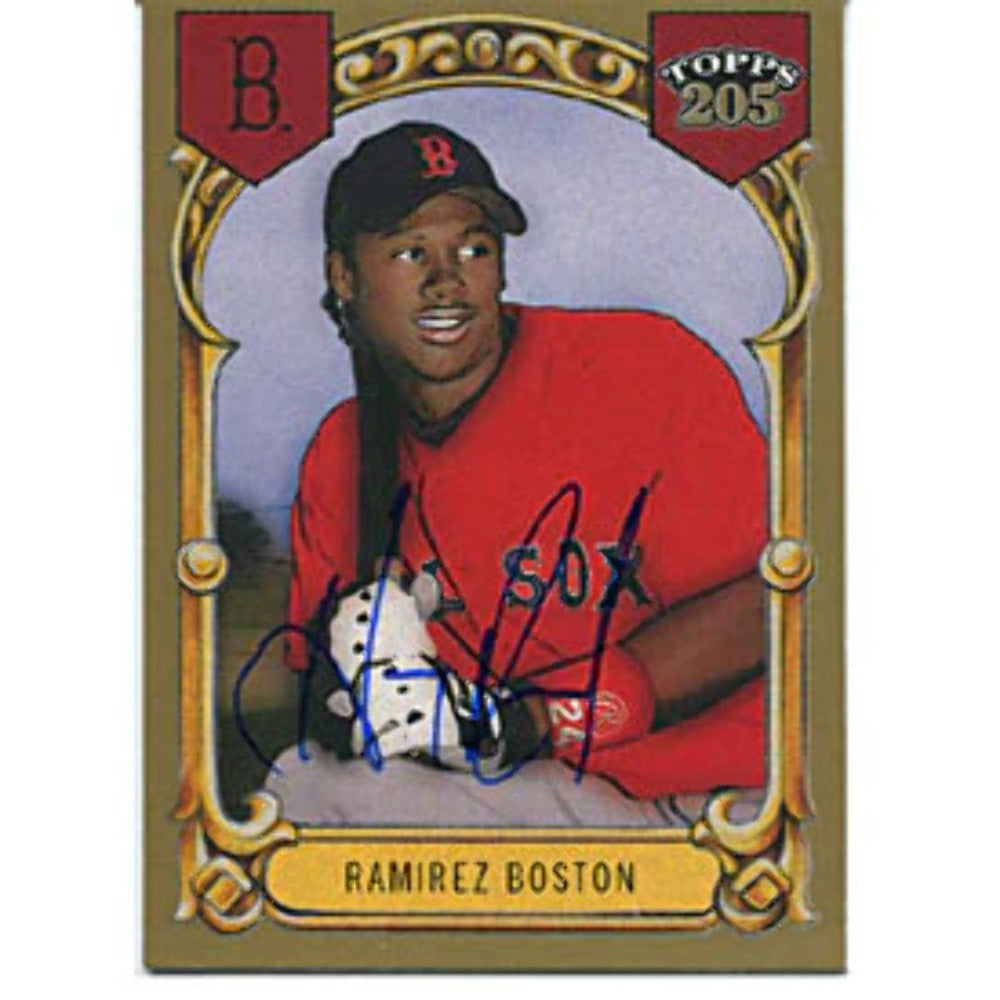 Hanley Ramirez Autographed/Signed 2003 Topps 205 Card