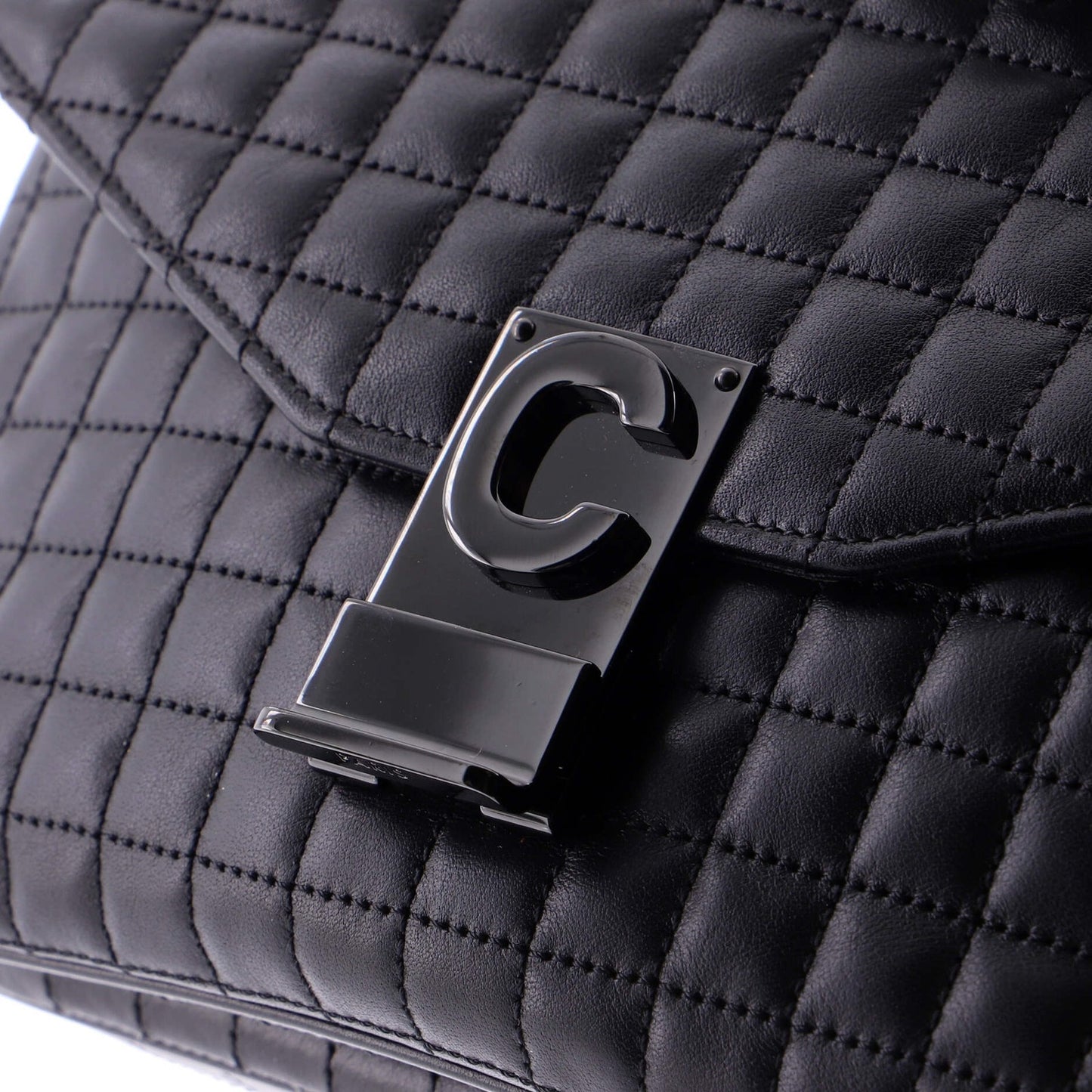 Celine C Bag Quilted Leather Medium