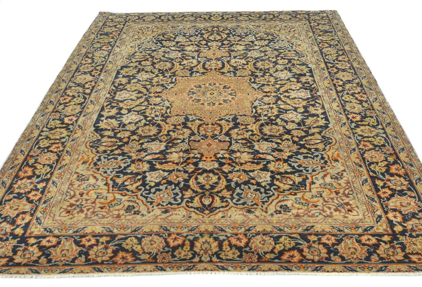 6'5X8'2 Ft Handmade Semi-Antique Oriental Rug