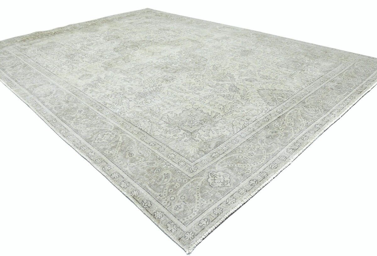Handmade Antique Distressed Oriental Rug Muted