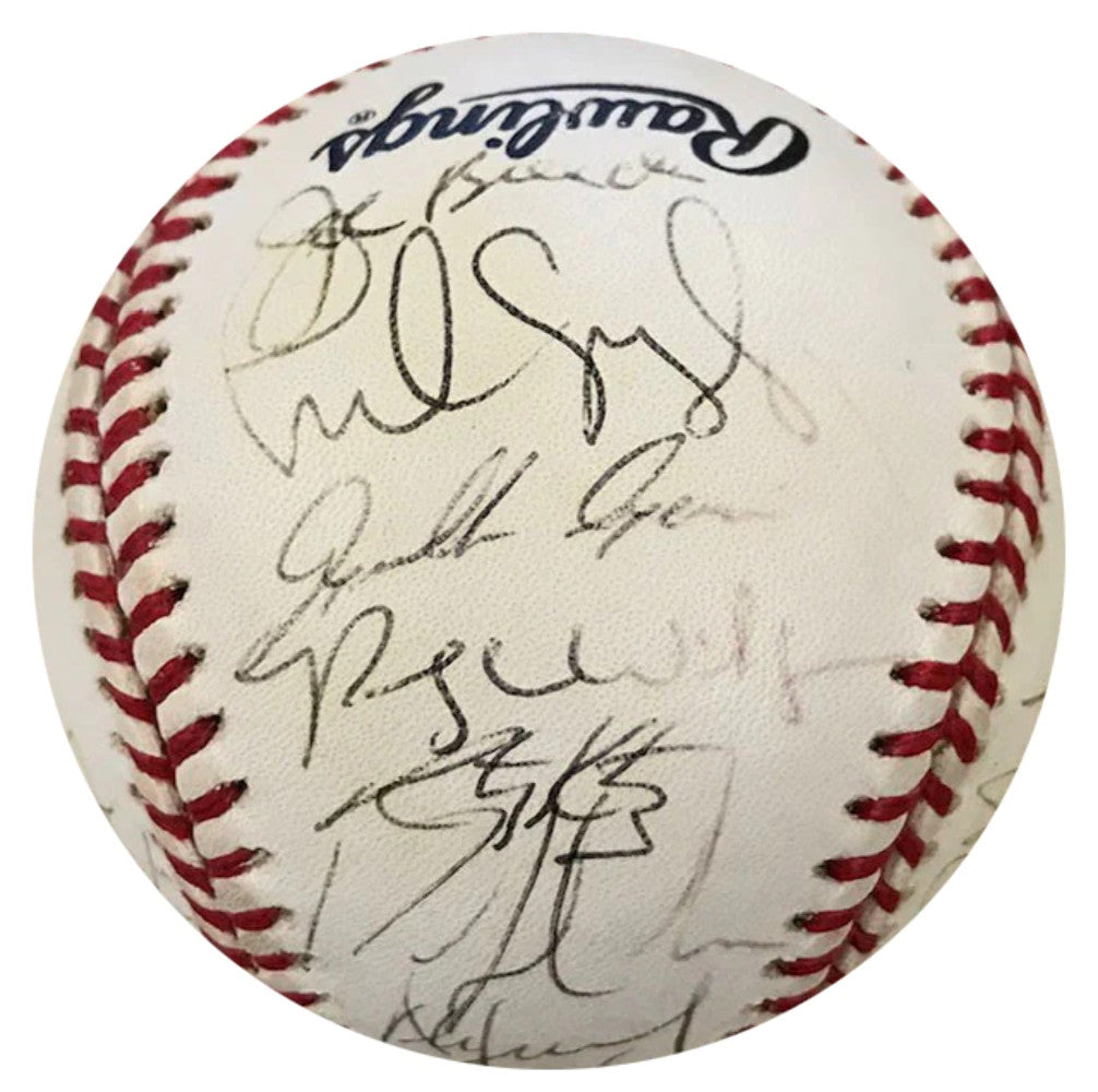 1999 Florida Marlins Team Autographed Official National League Baseball