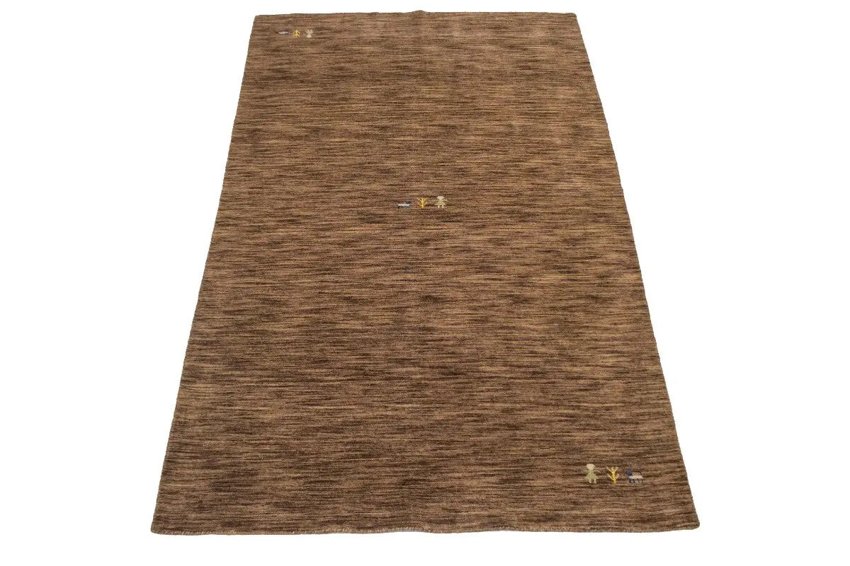 5X8 Ft Hand-Loomed Modern Oriental Rug Solid
