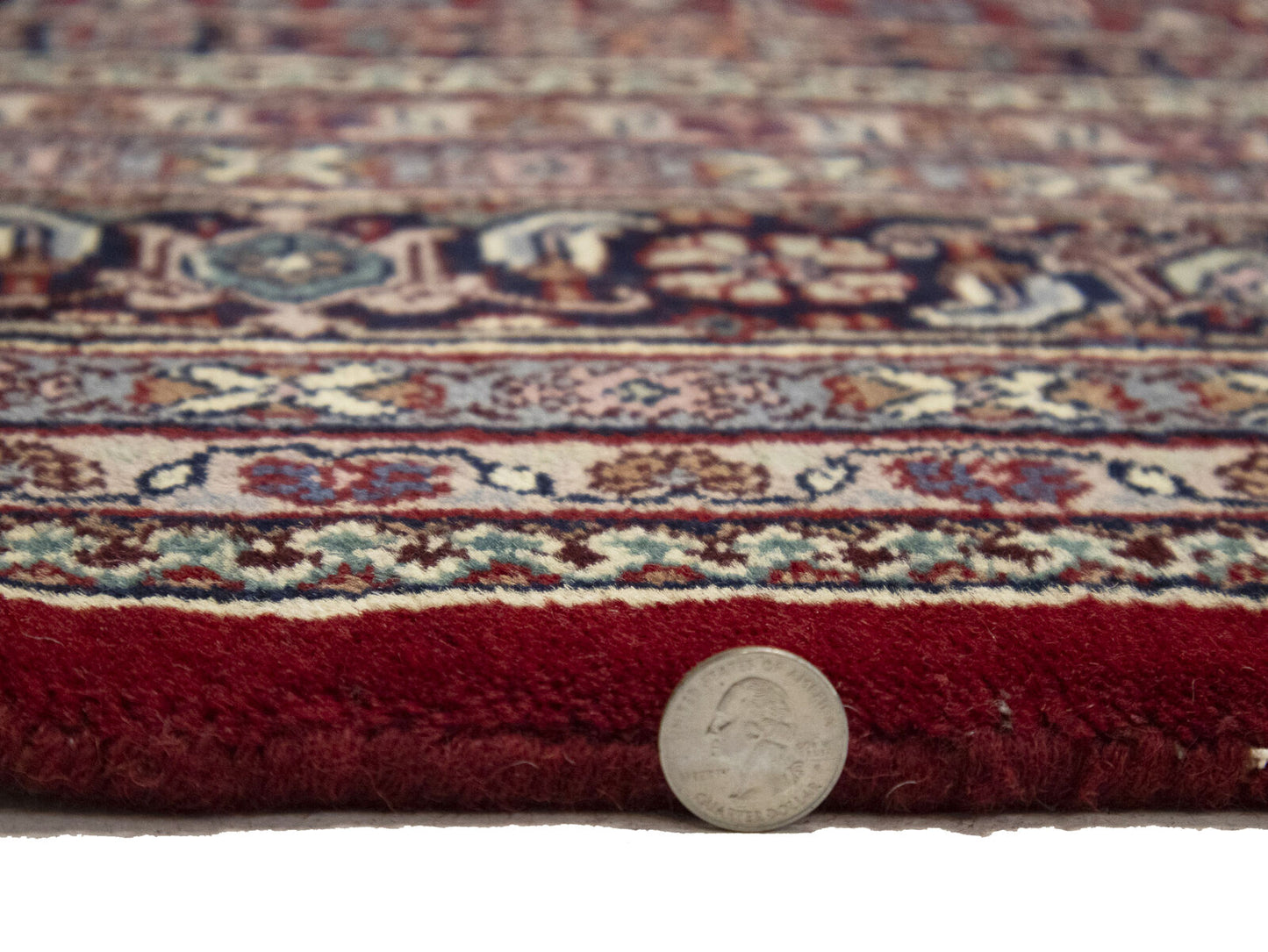 Floral Tribal Indo-Bidjar Oriental Wool Rug