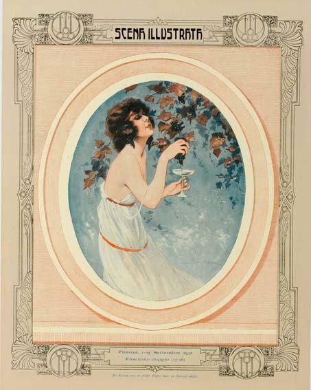 Scena Illustrata Arts Literature Music Theatre Girl Cover 1932