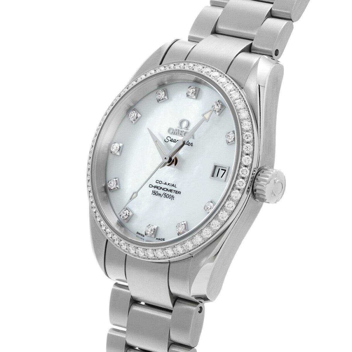 Omega Seamaster Aqua Terra Co-Axial 2509.75 White Men'S Used Watch #21118