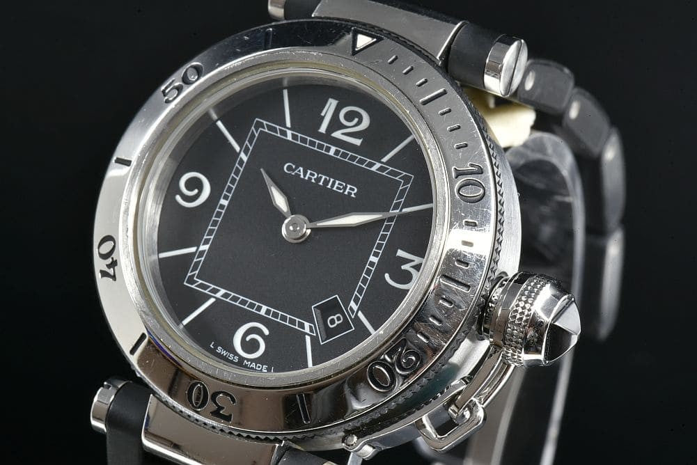 Cartier W3140003 Pasha Sea-Timer 33MM Boys 3025