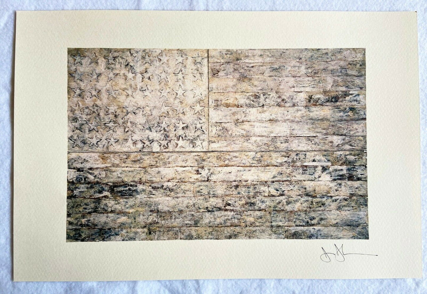 Jasper Johns Lithograph Met Museum Coa Numbered