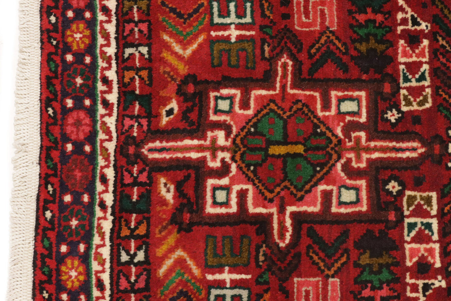 4'6X10 Ft Handmade Tribal Runner Rug Reindeer