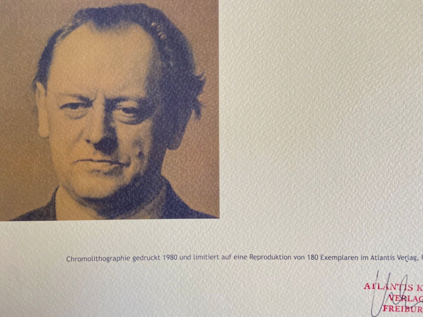 Kurt Schwitters Coa Lithograph