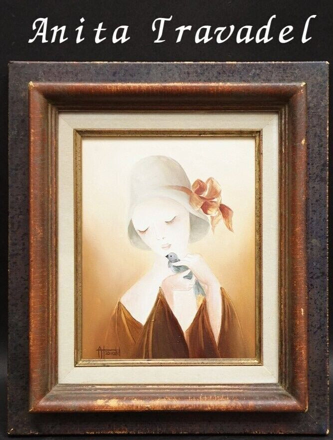 Anita Travadel (British) Original Painting Oil On