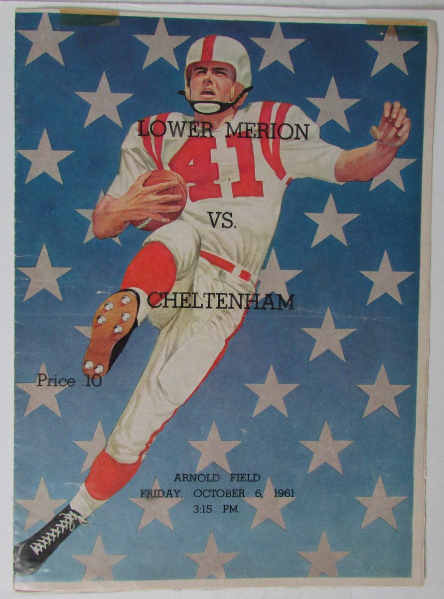 1961 Cheltenham High School Merion Pa Fb Game
