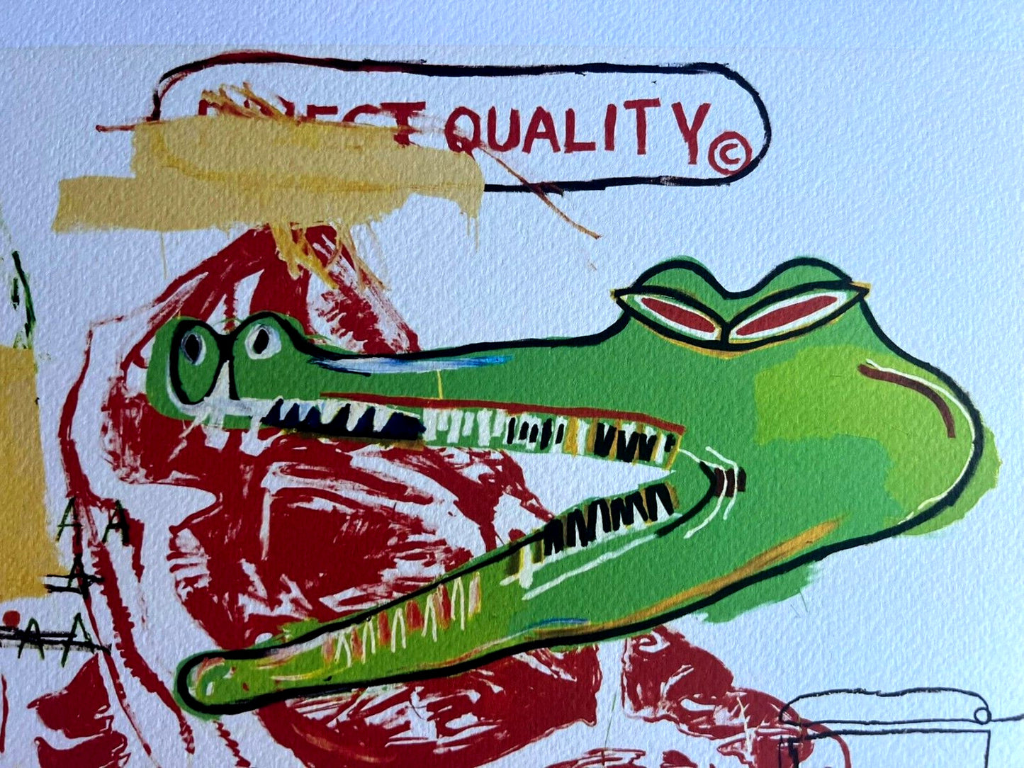 Andy Warhol X Jean-Michel Basquiat Lithograph Coa Signed Numbered 180Ex