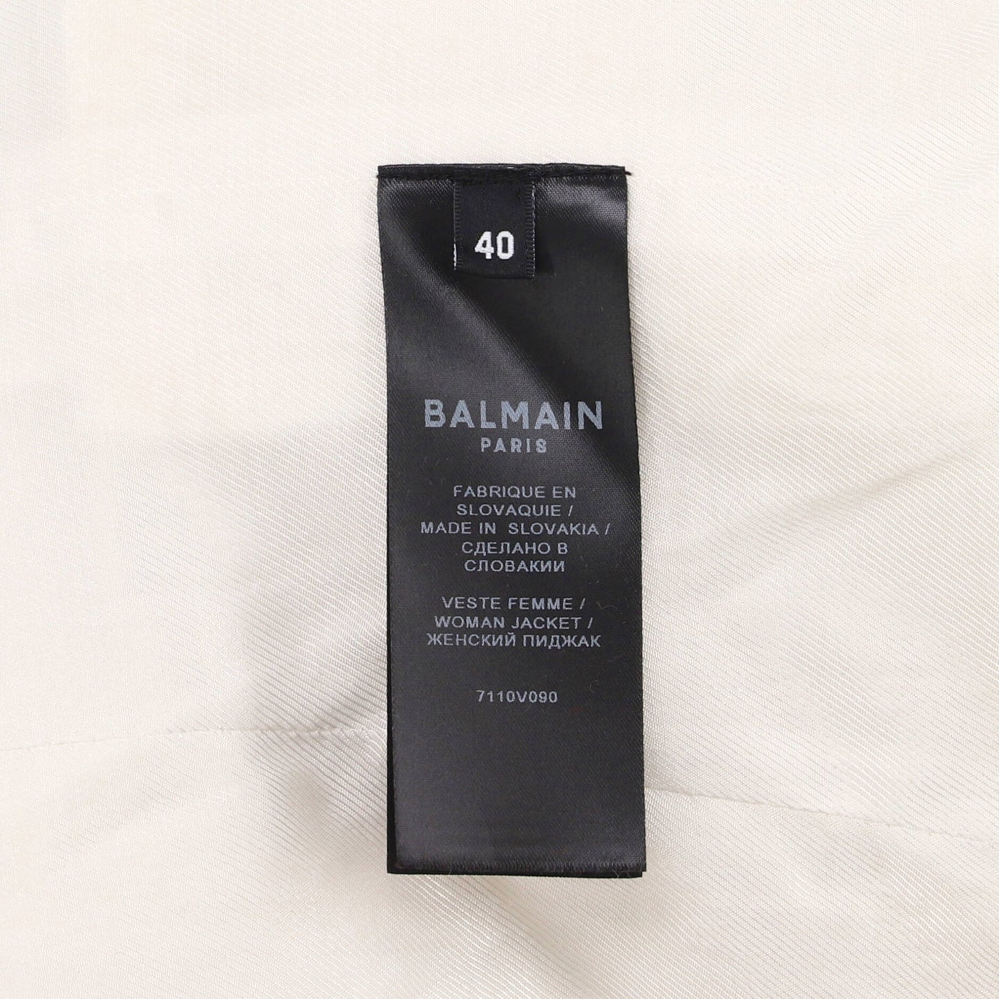 Balmain Women'S Double Breasted Blazer Viscose