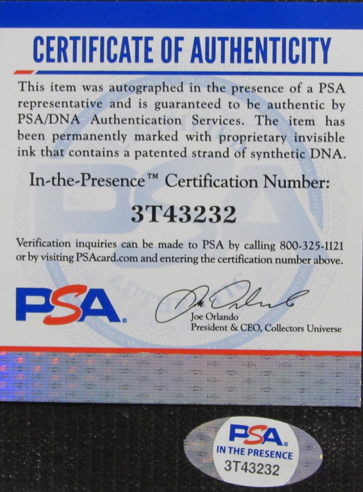 Michael J Fox Signed/Auto Back To The Future