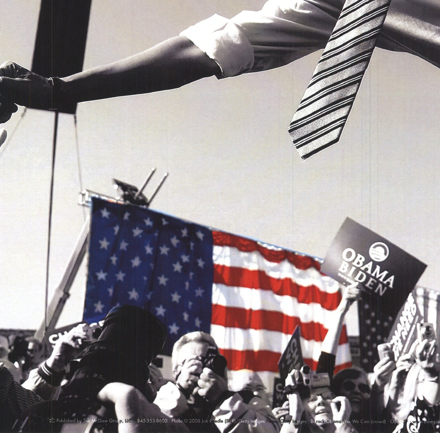 Joe Raedle Barack Obama: Yes We Can (Crowd) " Offset Lithograph