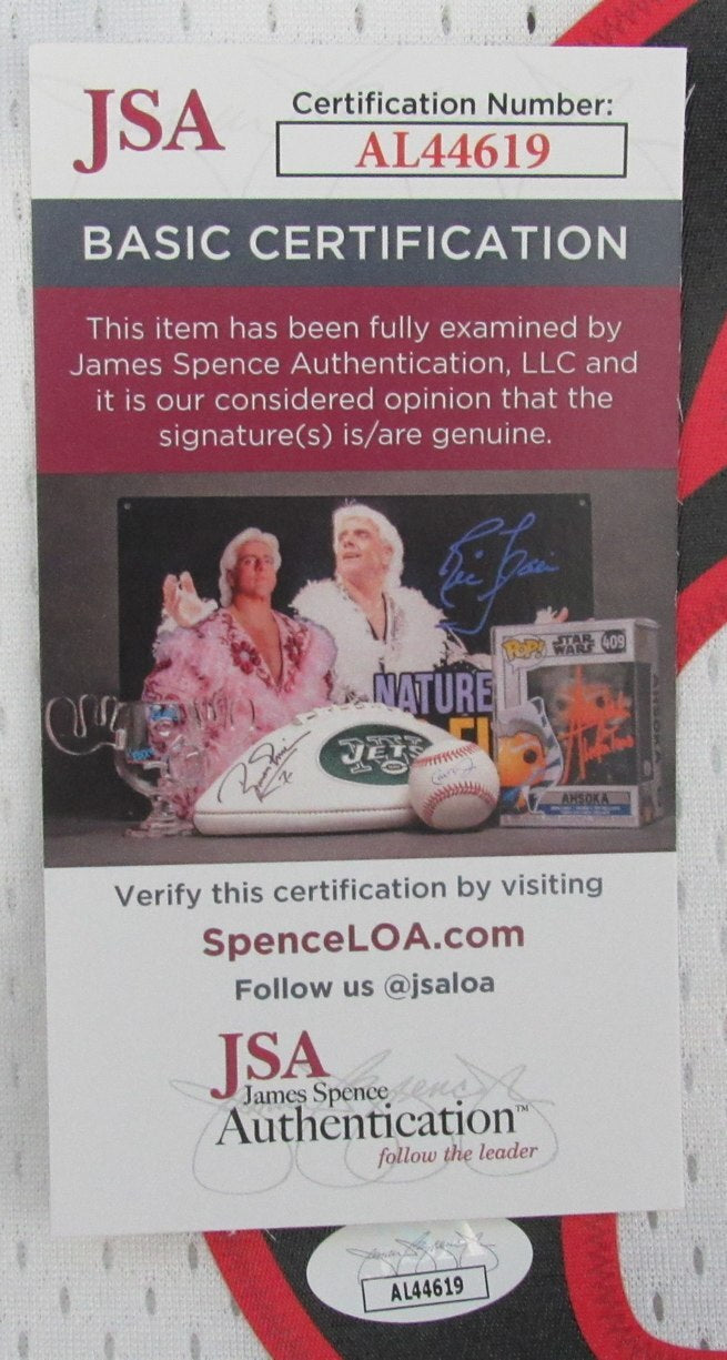 Allen Iverson Hof Autographed Black Mitchell &