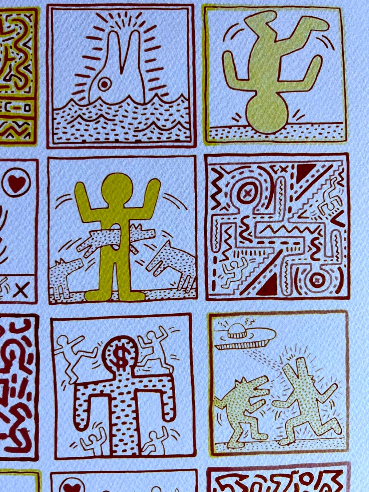 Keith Haring Lithograph ''Usa