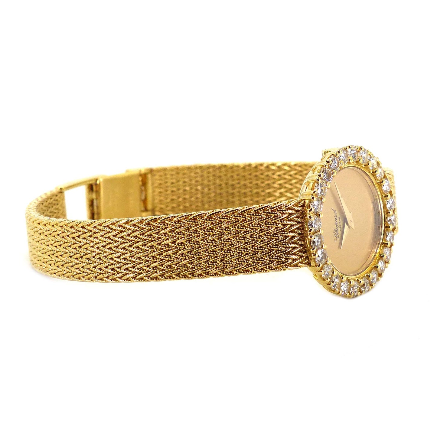 Chopard Bezel Diamond Quartz 168503 Watch Women