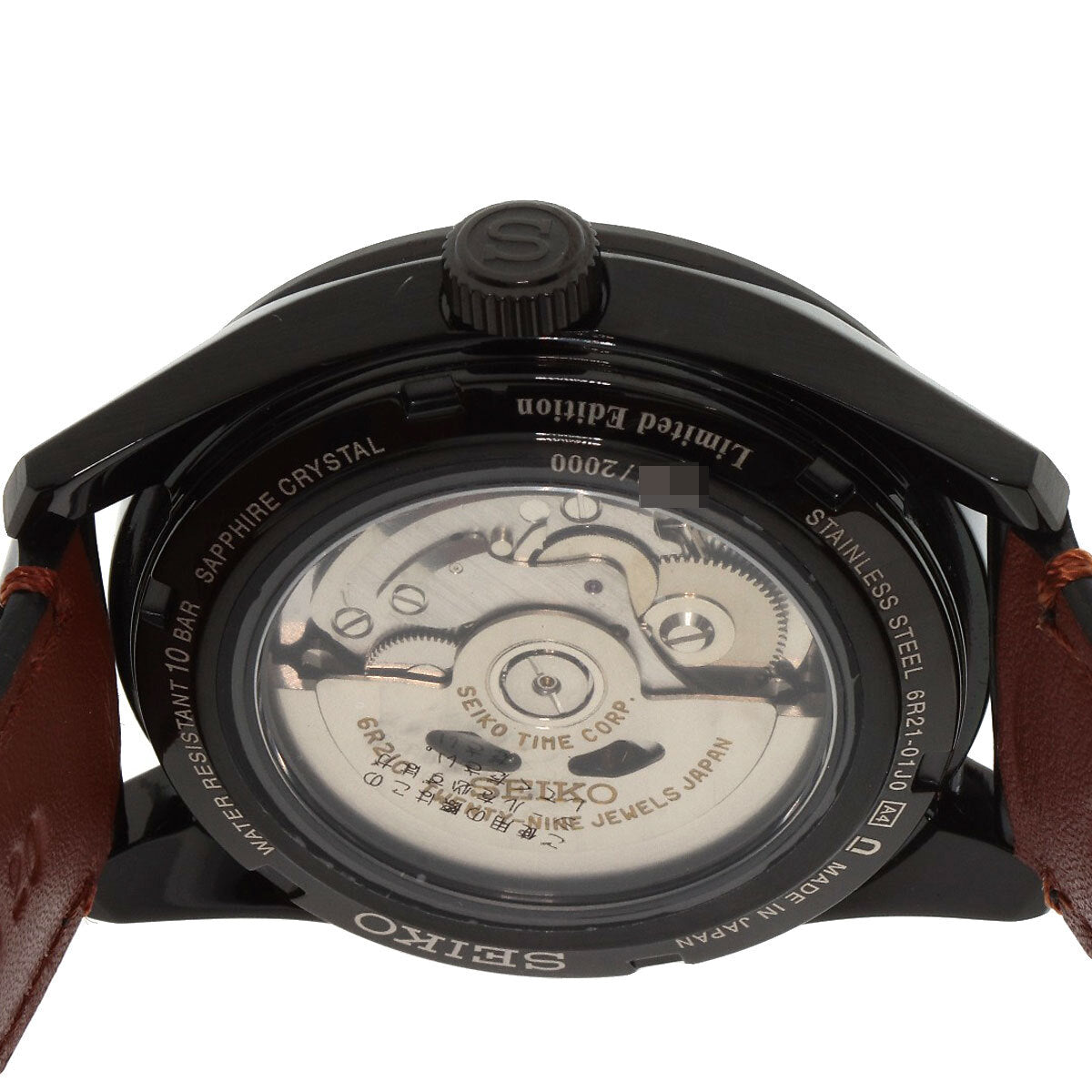 Seiko Presage Limited To 2000 Pieces Watches Sarw063 6R21-01J0 Stainless Ste...