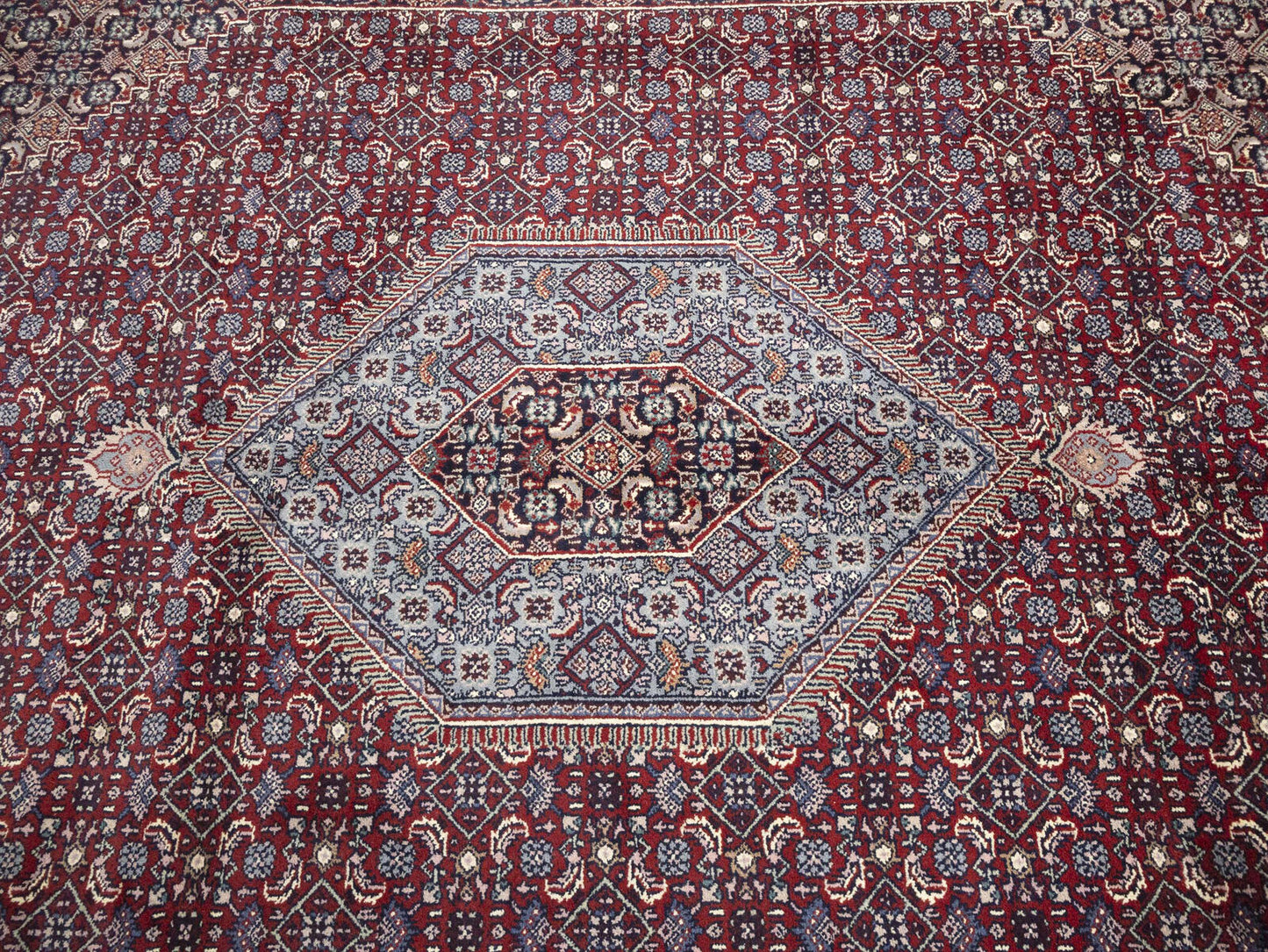 Floral Tribal Indo-Bidjar Oriental Wool Rug