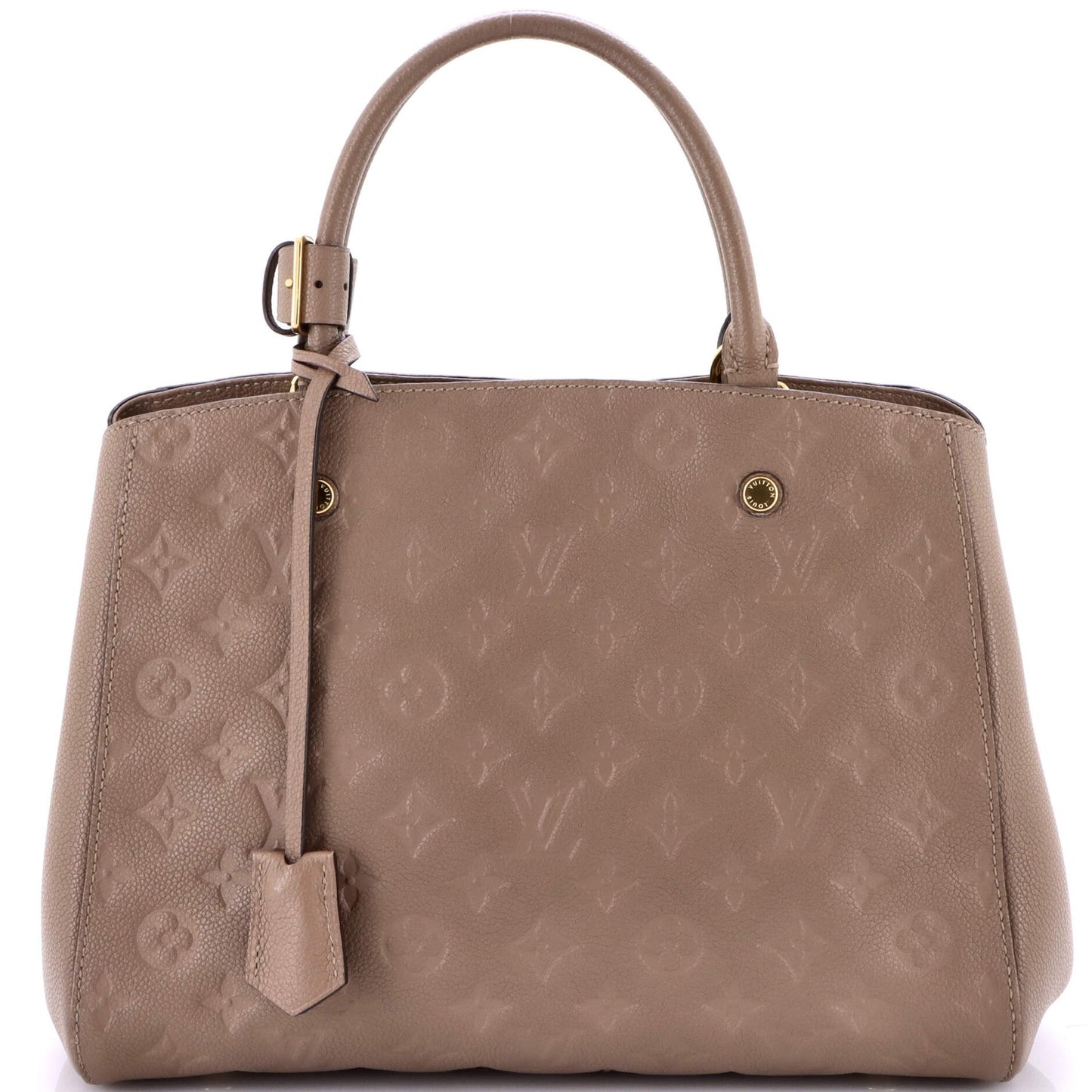 Louis Vuitton Montaigne Handbag Monogram Empreinte Leather Mm