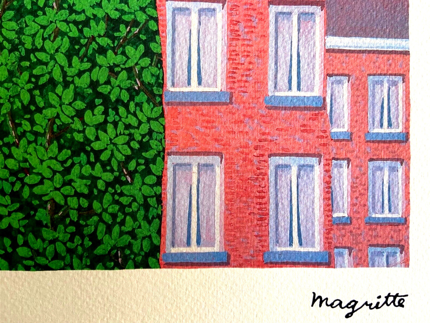 Ren Magritte Lithograph Coa Signed Numbered By