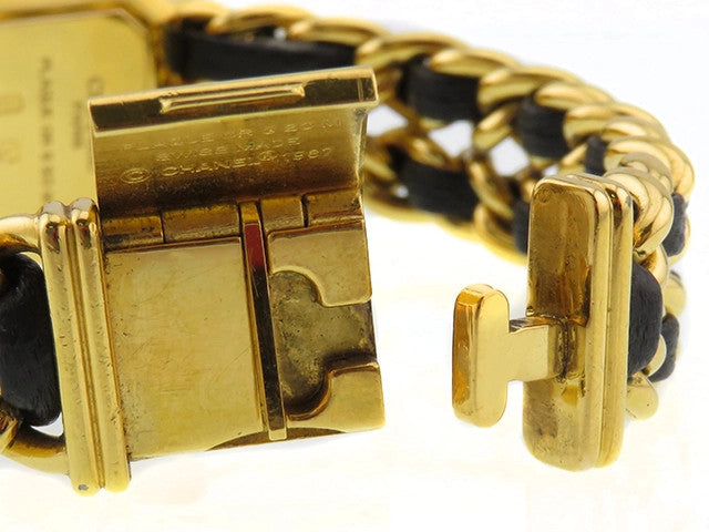 Chanel Premire L H0001 Gold Plated Quartz
