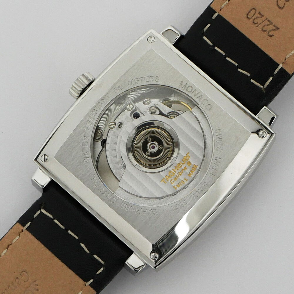 Tag Heuer Monaco Date Ww2111 Blue Case Size ( ) 37Mm Men'S Used Watch #7107