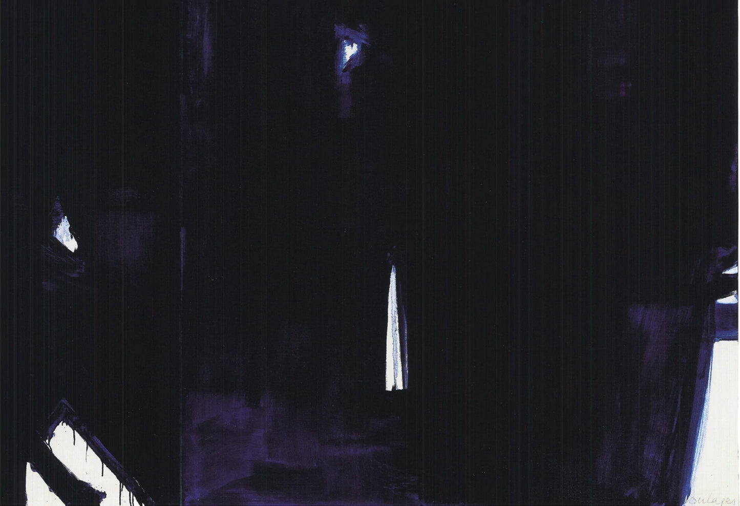 Pierre Soulages Painting June 3, " Offset Lithograph Abst