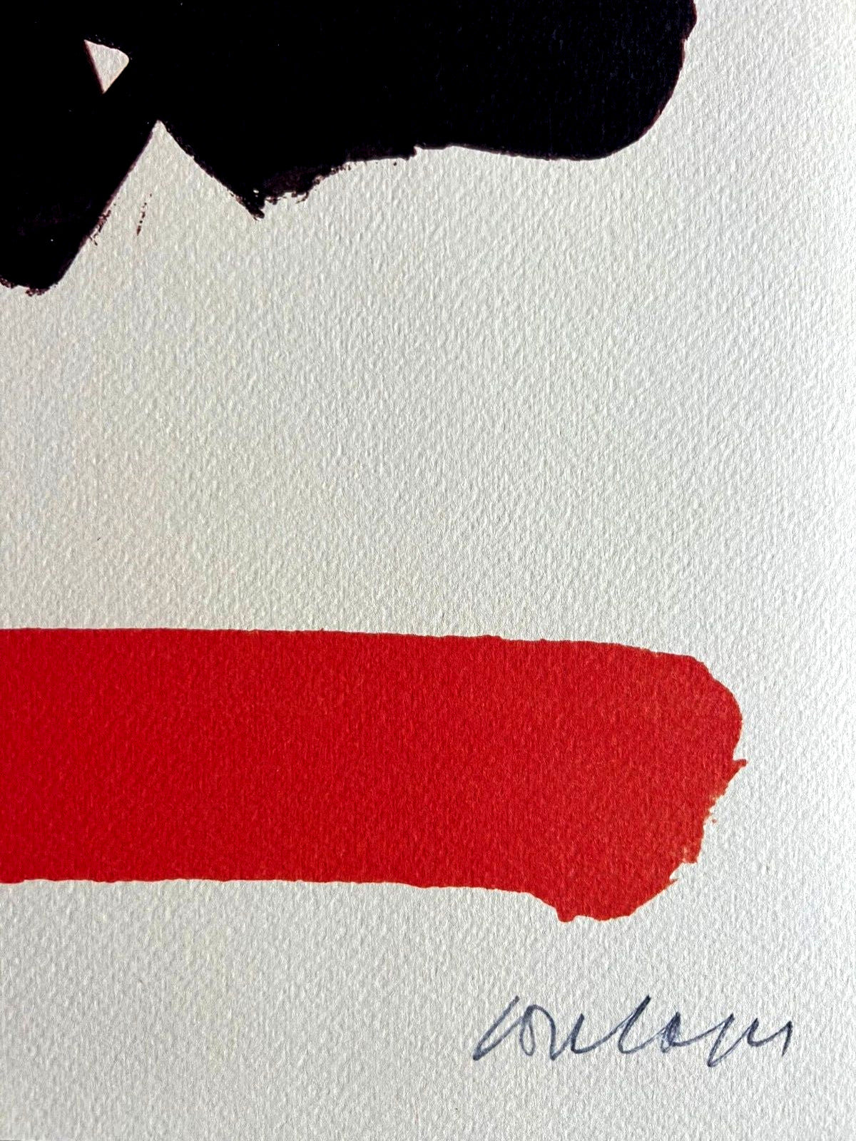 Pierre Soulages Coa 1995 Signed Op Numbered