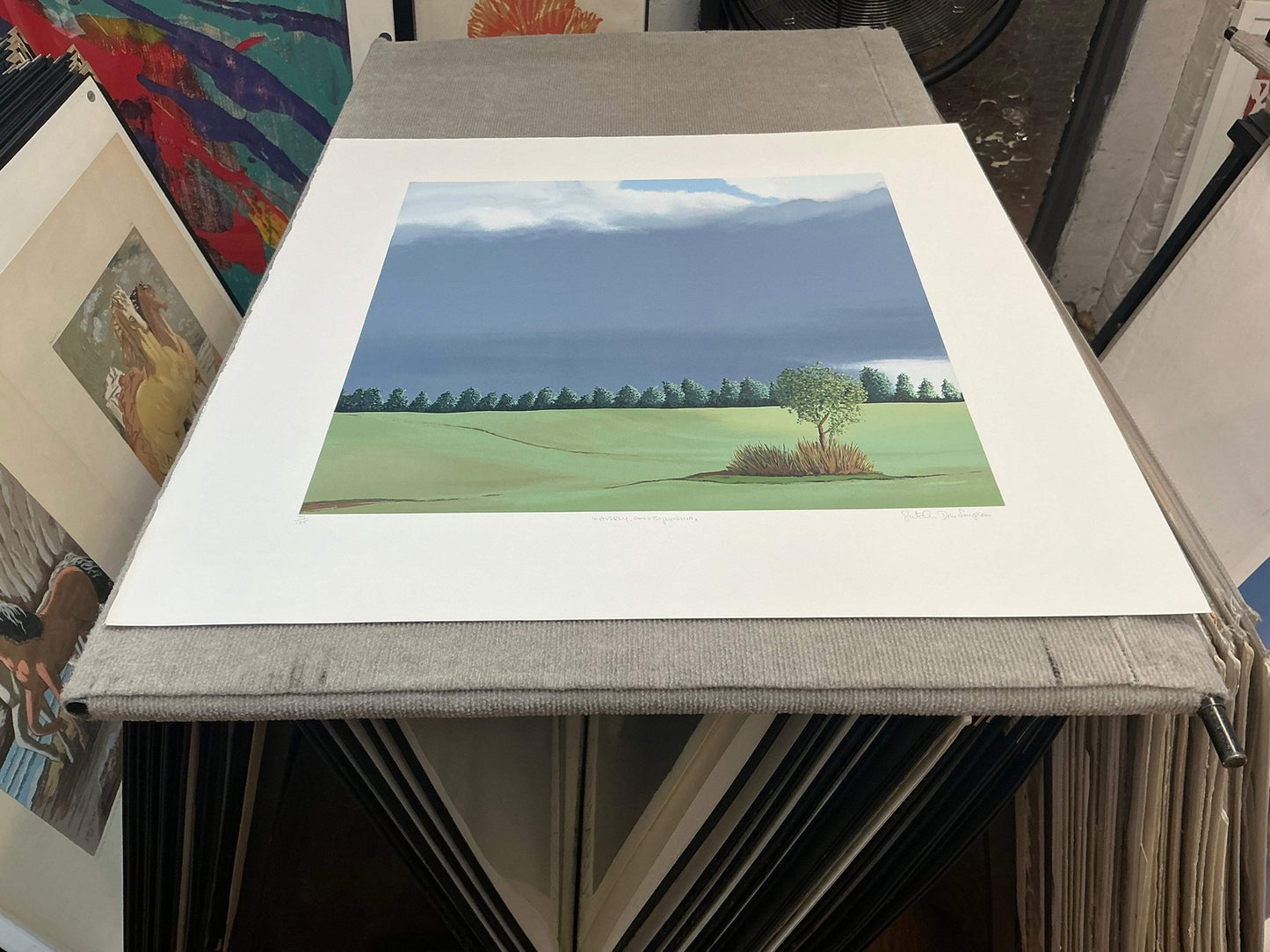 Gretchen Dow Simpson Waverly, Pennsylvania Signed " Serigraph